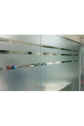 A Kalite Kumlama Buzlu Cam Folyosu 130 Micron