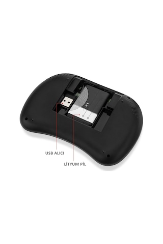 Techstorm Kobra Türkçe Kablosuz Mini Klavye Touchpad