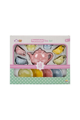 Vitrin Dolusu Ch1501 Porselen Çay Takımı 13 Parça -sun Çok Renkli