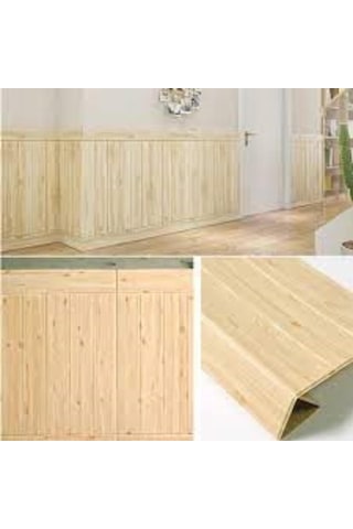 10 Adet Nw37 Ahşap Lambri Arkası Yapışkanlı Esnek Silinebilir