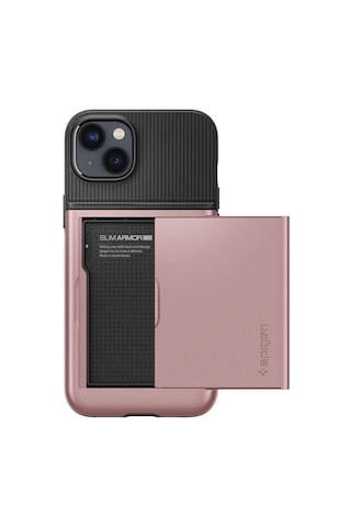 Spigen Apple Uyumlu iPhone 14 Plus İle Kılıf Slim Armor Cs Rose Gold