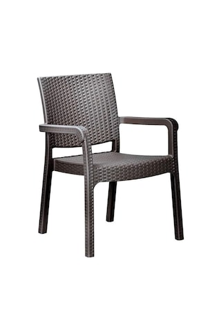 Sermer Pazarlama 6 Lı Set Troya Rattan Koltuk Kahverengi