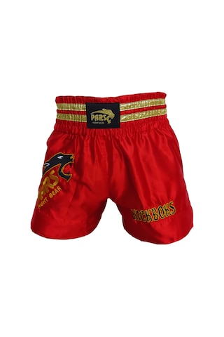 Parsspor Pars Kick Boks Şortu Nakışlı Kırmızı