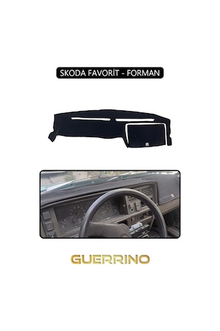 Skoda Favorit - Formantorpido Koruma Halısı Siyah Kenar