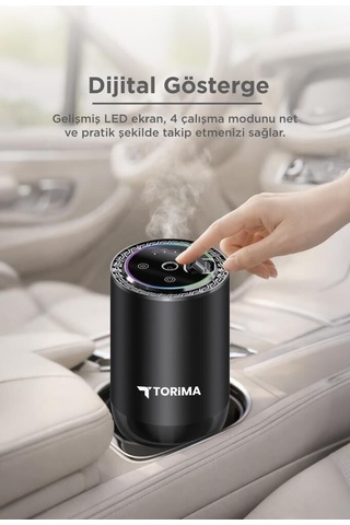 Özel Seri Araç İçi Aroma Difüzörü Tcf04 Cologne Mini Ferahlatıcı Otomatik Koku Renkli Lamba