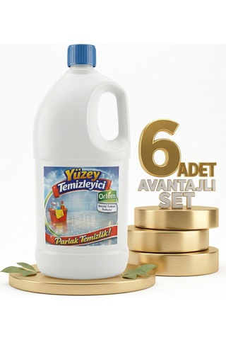Ortem Beyaz Sabun Kokulu Yüzey Temizleyici 6x2,5 Kg Diğer