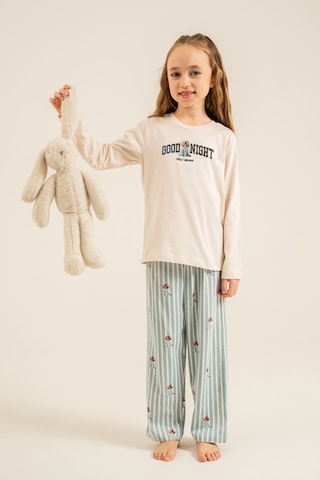 Arnetta Anne Kız Sweet Dreams Krem Uzun Kol Pijama Takım Ar3734-a-v1 Ar3734-a-v1