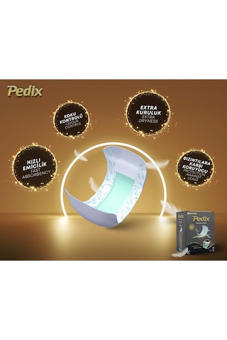 Pedix Premium Mesane Pedi Unısex Büyük Boy Large L 240 Adet Diğer