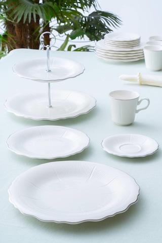 Acar Sinatra 6 Kişilik 20 Parça Brunch Seti - Silver
