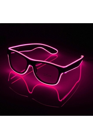 Led Vizörlü Gözlükler Neon Parti El Tel Gözlükler Cosplay Rave Festivalleri Cadılar Bayramı Barları Kulüpleri Partileri İçin Işıklı Gözlükler Çok Renkli