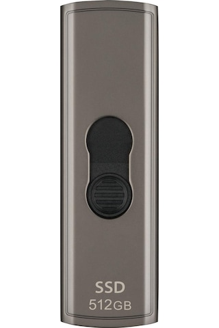 Transcend TS512GESD330C 512 GB Type-C Gizlenebilir Başlıklı Taşınabilir Metal Kasa SSD
