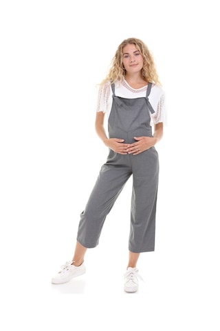 Luvmabelly Myra6106 - Füme Hamile Salopet-füme