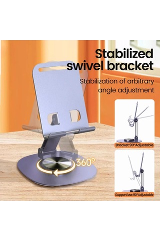 Liangmei Olaf Döner Masa Cep Telefonu Tutucu Desteği Masaüstü