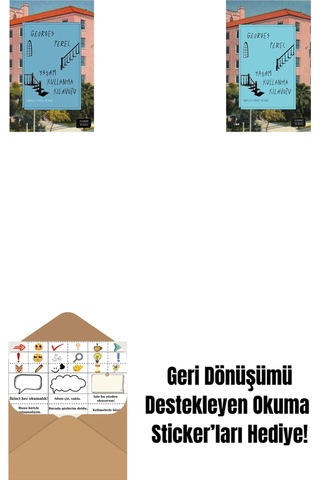 Yaşam Kullanma Kılavuzu Ciltli + Yaşam Kullanma Kılavuzu + Okuma Sticker'ları
