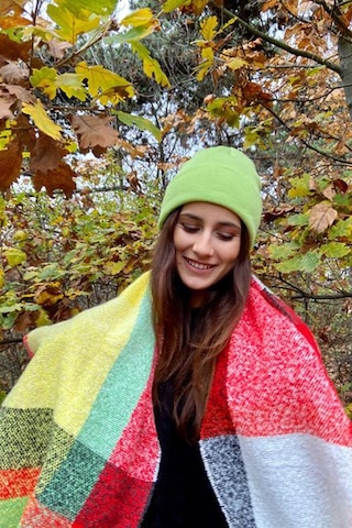 Basic Bere Unisex Su Yeşili Katlamalı Şık Unisexbasicbere Düz Bere Su Yeşili