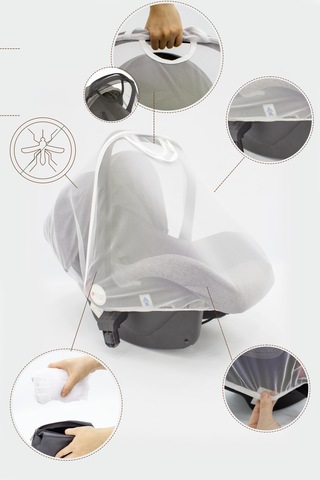 Mordesign Bebek Lüx Puset/oto Koltuk Sinekliği, Sahra Serisi Byz