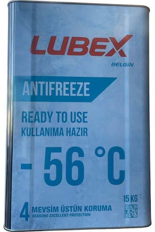 Lubex Antifreeze Rtu Mavi -56 Tnk 15 Kg Mavi