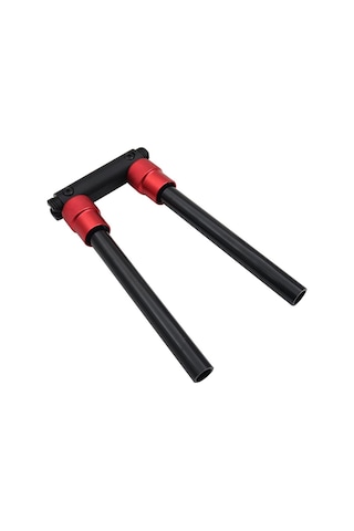 Youtek Elektrikli Dengeli Bisiklet Katlanabilir Alüminyum Ön Kolu, 90 Derece Açılabilir, 150 Kg Dayanıklı, Siyah-kırmızı Renkli Donanım Parçası