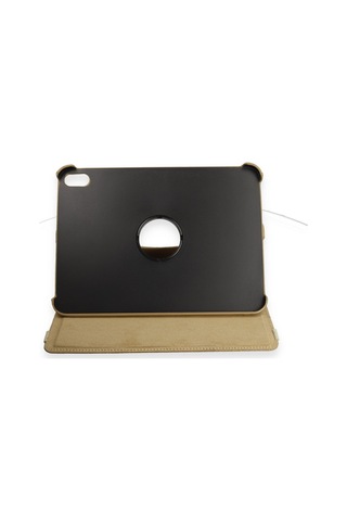 İpad 2022 10.9 10.nesil Kılıf 360 Tablet Deri Kılıf - Gold Diğer