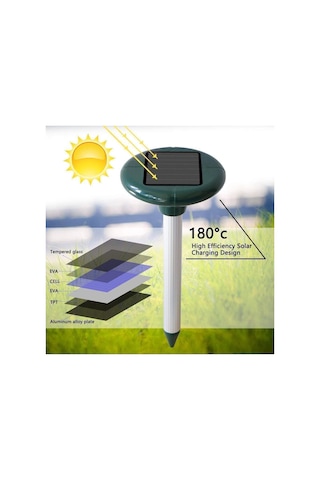 Qianfan 2 Adet Solar Köstebek Kovucu