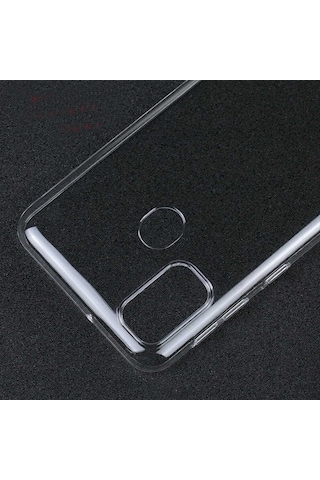 Noktaks - Samsung Galaxy M21 Uyumlu - Kılıf Şeffaf Soft Slim Fitt Süper Silikon Kapak - Şeffaf
