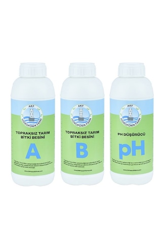 Topraksız Tarım Bitki Besini Ve Ph Düşürücü 1 Lt A 1 Lt B Ve 1 Lt Ph Düşürücü 1 Topraksız Tarım Bitki Besini Ve Ph Düşürücü 1 Lt A 1 Lt B Ve 1 Lt Ph Düşürücü 1