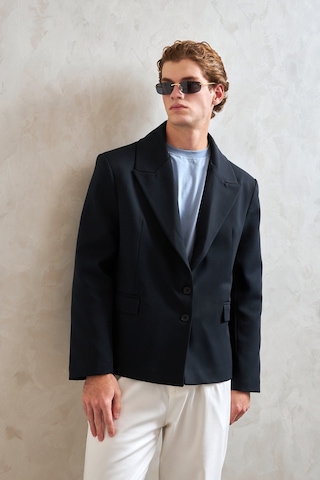 Hyman Erkek Oversize Blazer Ceket Lacivert
