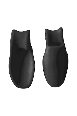 Homyl 2x Kauçuk Ayak Koruyucuları Ped Kabartma Düzeltici Siyah