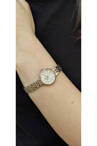 Daniel Klein Dke.1.10874-8 Metal Kordon Metal Kasa 3 Atm Suya Dayanıklı Metalik-altın Renk Kadın Kol Saati Rose Gold - Gümüş