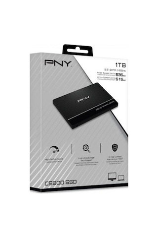 PNY CS900 SSD7CS900-1TB-RB 2.5" 1 TB 535/515 MB/S SATA 3 SSD