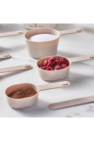 Karaca Ekin Hazneli Ölçü Kabı & Kaşığı Seti Çok Renkli