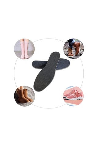 Hakiki Yün Keçe, Kışlık Siyah Termal Tabanlık 38-39 Numara