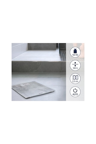 Leifheit Style Sense Compact Concrete Dijital Kişisel Terazi