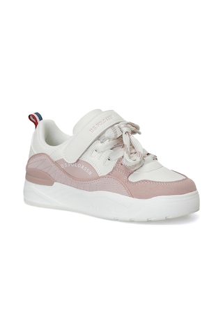 Uspoloassn U.s. Polo Assn. Geoky Jr Bej Kız Çocuk Sneaker Bej-lıla