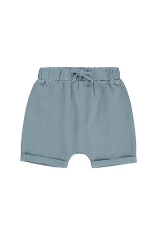 Civil Baby Müslin 6-18 Ay Şort - Mavi 9-12 Ay Soft İndigo
