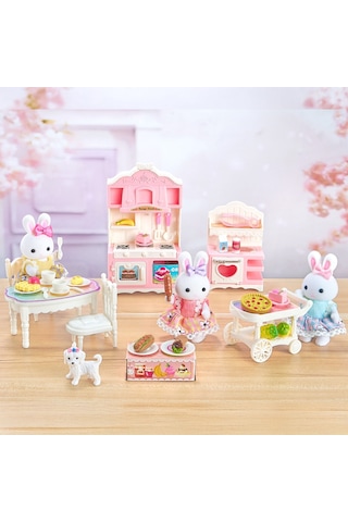 Bay Dreamy Mini Tavşan Büyük Mutfak Oyun Seti - Aksesuarlı Tavşan Evi