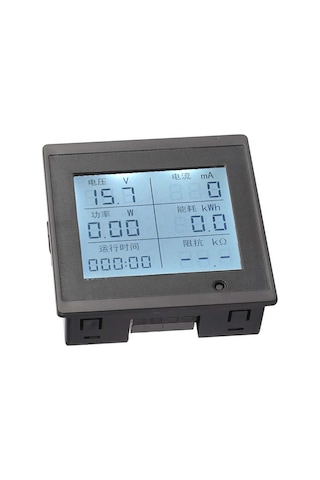 Alkatronik-Dc 6-200V 20A Dijital Voltmetre Ampermetre Wattmetre Voltaj Akım