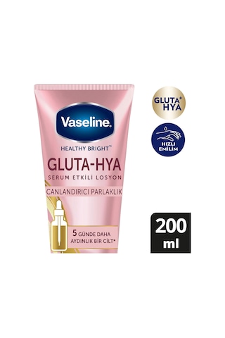 Vaseline Gluta Hya Serum Etkili Losyon Canlandırıcı Parlaklık 200 Ml