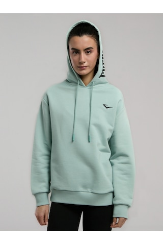 Everlast Ever Classics Wmn Comfort Su Yeşili Kadın Kapüşonlu Sweatshirt Su Yeşili