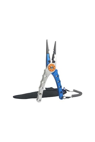 Electric Suntek Balıkçılık Pensesi Makas Kesici - Mavi-gümüş Balık Tutma Aleti