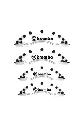 Alfa Romeo 33 Uyumlu Brembo Beyaz Kaliper Kapağı 4 Parça Ön Arka Set