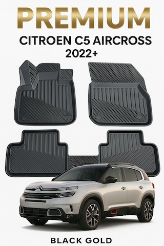 Citroen C5 Aircross 2017-2022 Uyumlu 3d Oto Paspas Premium