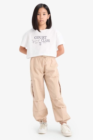 DeFacto Kız Çocuk Paraşüt Kargo Cepli Jogger Paça Pantolon E0162A825SMBG775 Bej