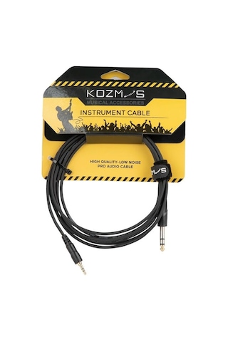 KOZMOS KCL-231-3M 3.5 mm 1-4 TRS (E) Stereo 3 Mt Kablo