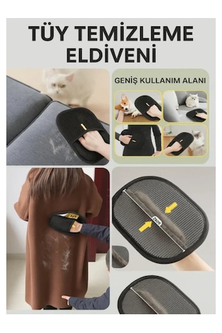 Kedi Köpek Tüy Toplayıcı Halı, Kıyafet, Koltuk Için Pratik Temizleme Eldiveni-yıkanabilir
