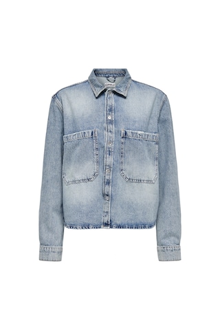 Name It Only Onlcassie Ls Ovs Kadın Denim Gömlek 15329891 Mavi