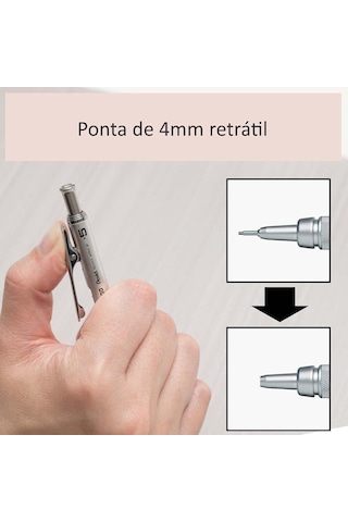 Pentel Graphgear 1000 Metal Gövdeli, Gizli Uçlu, Teknik Çizim Ve Diğer