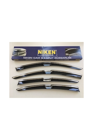 Nissan Qashqai Niken Kromlu Cam Rüzgarlığı 4lü Set 2023-2025