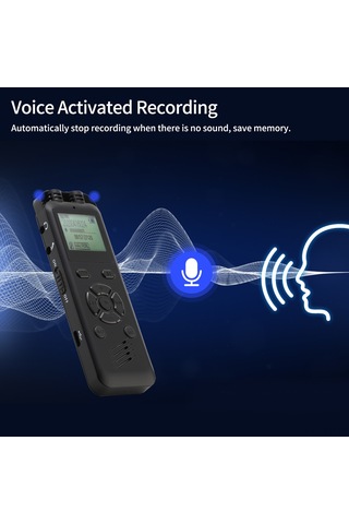 Singree T69 Yüksek Çözünürlüklü Ses Kaydedici, Uzun Mesafe Gürültü Azaltma, Şifre Koruma, 12 Saat Kayıt, Mp3/wav Oynatma, 8gb Dahili Pil