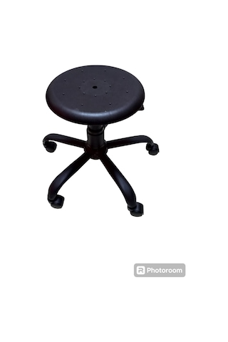 Monoblok Tablalı Labortatuvar Taburesi Metal Ayaklı Elden Hidroli